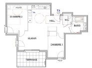 Appartamento 2 camere e cucina Saint Didier Au Mont D Or